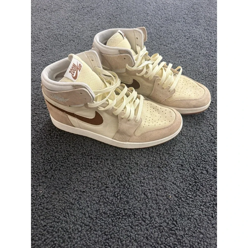 Nike Air Jordan 1 High Zoom CMFT 2 High Legend Coffee Size 11.5 Clean